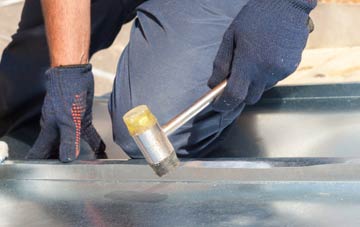 Horbling metal flat roofing repairs